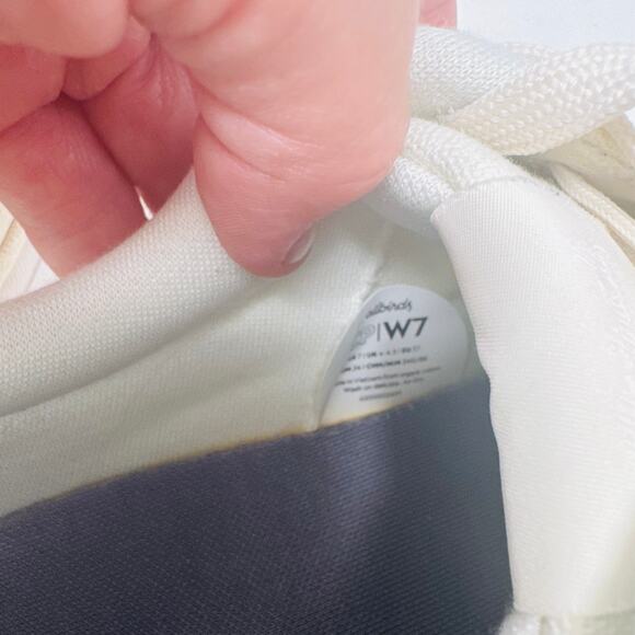 Allbirds Canvas Pacers Sneakers White Eco-Friendly Casual Shoes Lace Up Size 7 - Picture 10 of 13